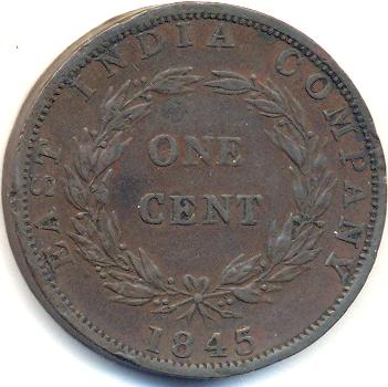 1919--1-Cent-Straits-Settlement-Coin